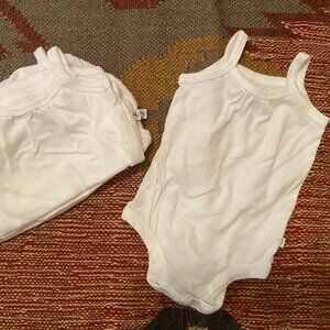 Honest Baby Bodysuit Cami - White 5 pk